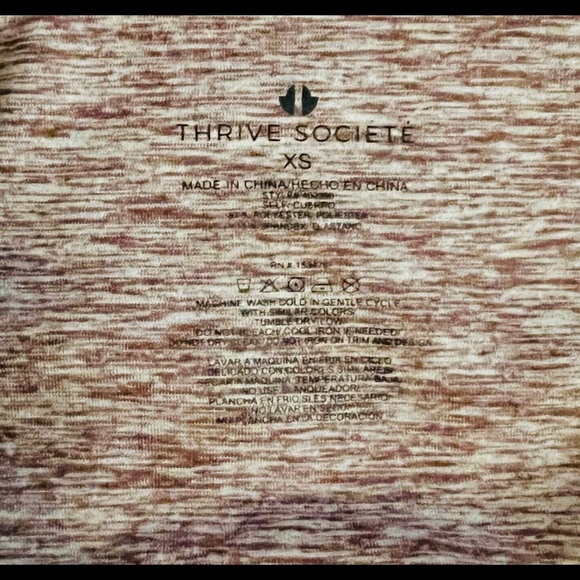 THRIVE SOCIETE || 7/8 Pocket Legging in Heather Wisteria - SZ XS ✨NWOT✨ - Picture 8 of 8